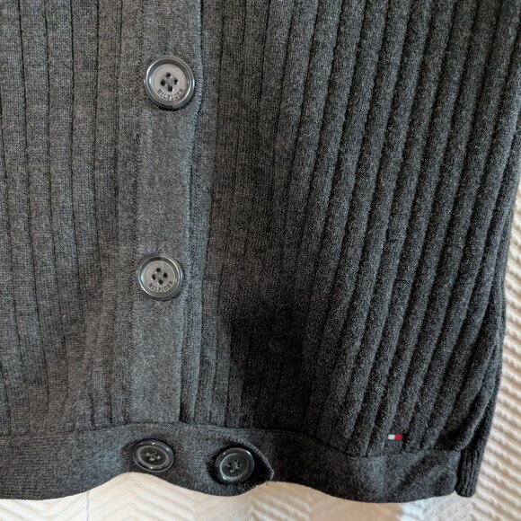 Tommy Hilfiger Wool Blend Sweater Vest Size small Waistcoat Dark Academia Preppy - Picture 5 of 7